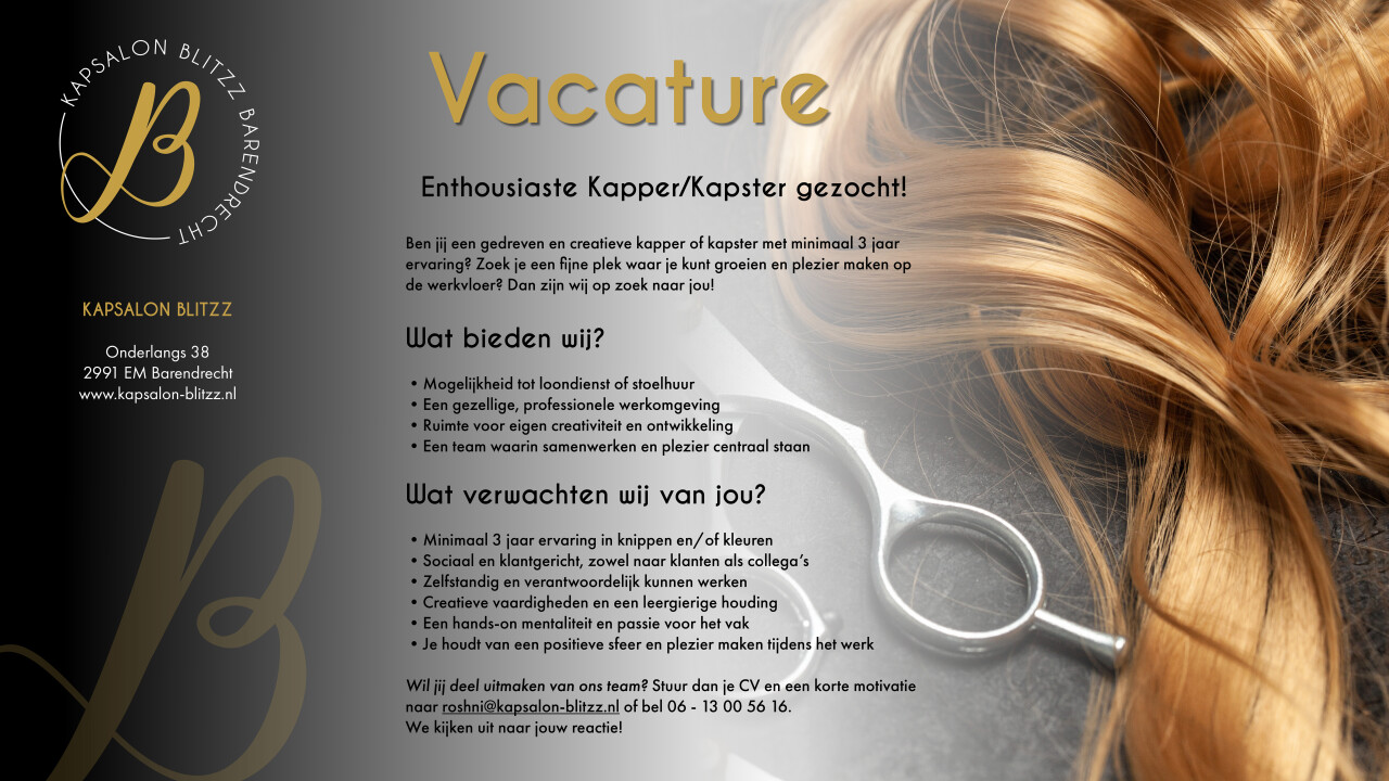 Advertentie Blitzz website